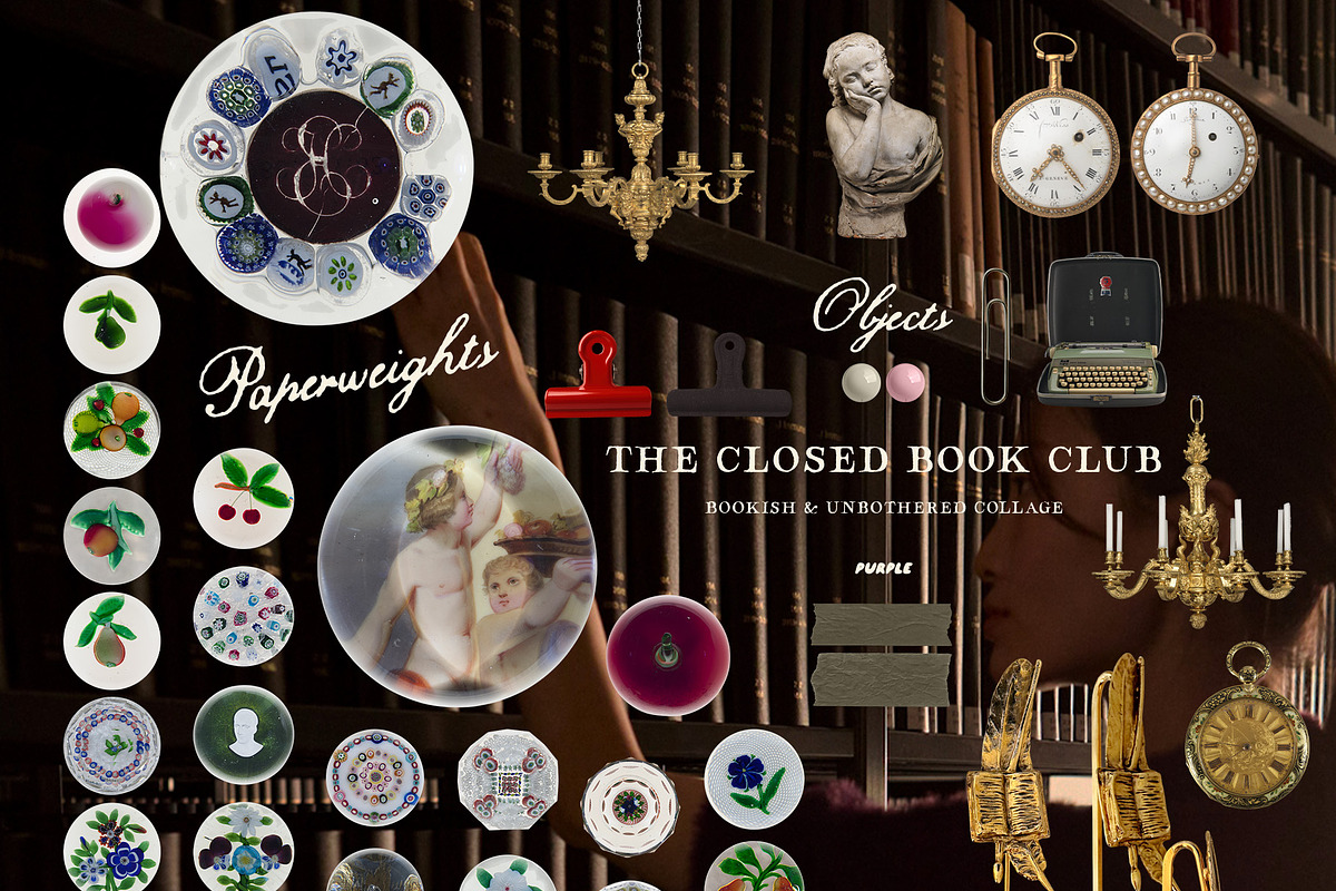 The Closed Book Club Vintage Collage, an Object Graphic by Purple (Photo 12 of 15)