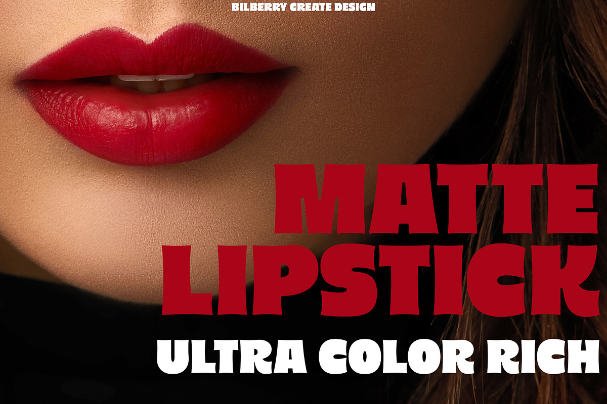 Crimson Cherry bold typeface, a Sans Serif Font by BilberryCreates (Photo 4 of 16)