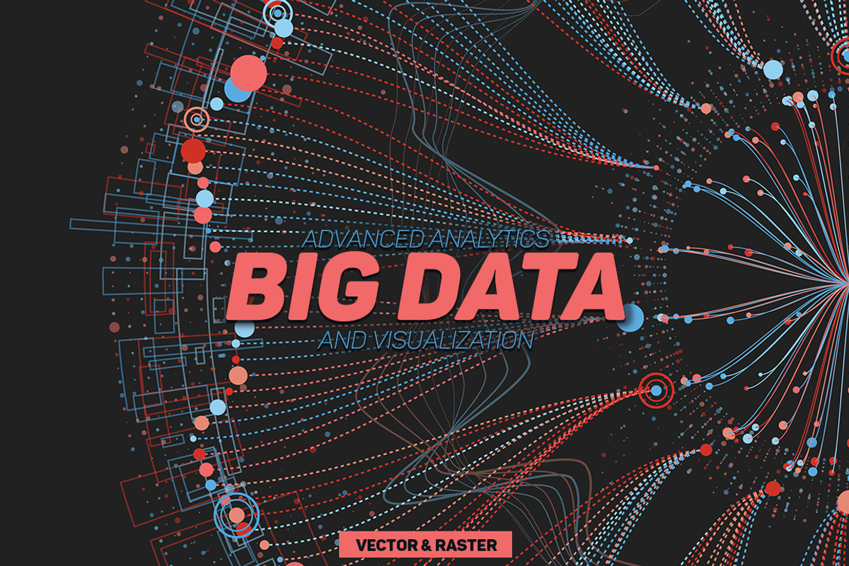 30 Big Data Abstract Backgrounds, an Object Graphic by GarryKillian (Photo 1 of 4)