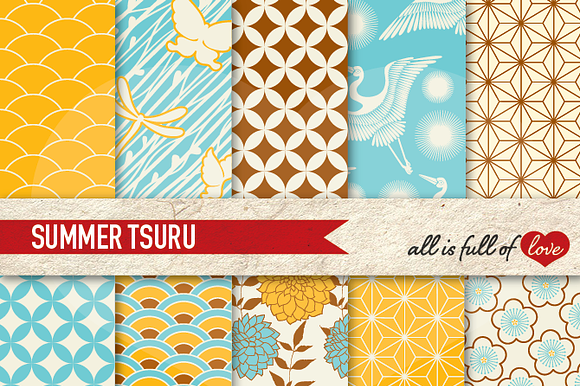Hot Summer Background Patterns preview 2