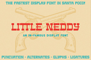 Little Neddy Display Font