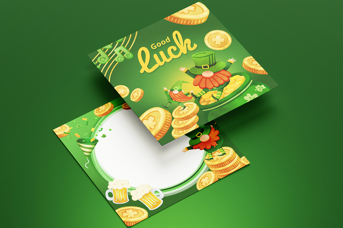 Lucky Leprechaun Bash Watercolor, an Object Illustration by CreativeValuation (Photo 9 of 13)