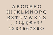 Romance Vintage, a Serif Font by Fourteen Letter (Thumbnail 3 of 4)