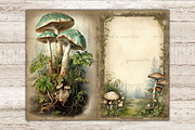 Mushrooms Junk Journal Pages, a Seasonal Illustration by GlamArtZhanna (Thumbnail 5 of 9)