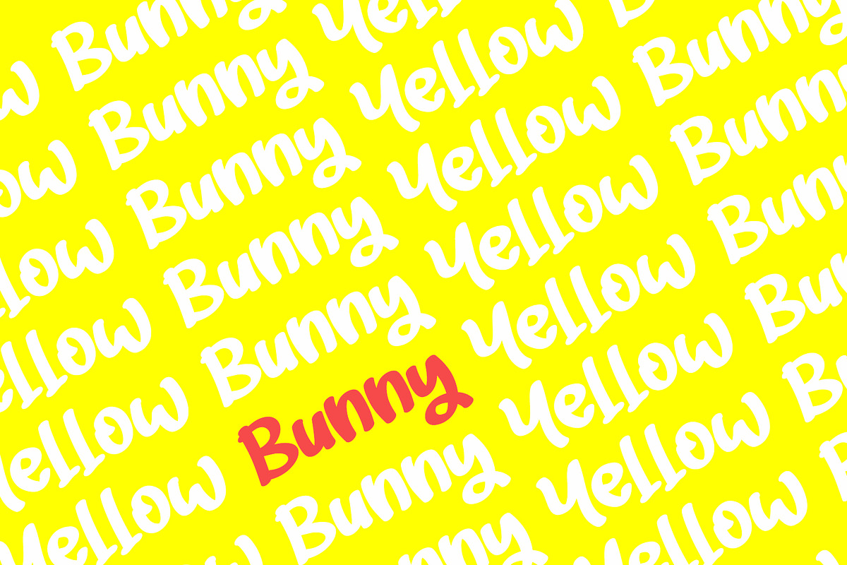 Playful Yellow, a Script Font by Letterafa Studio (Photo 4 of 7)