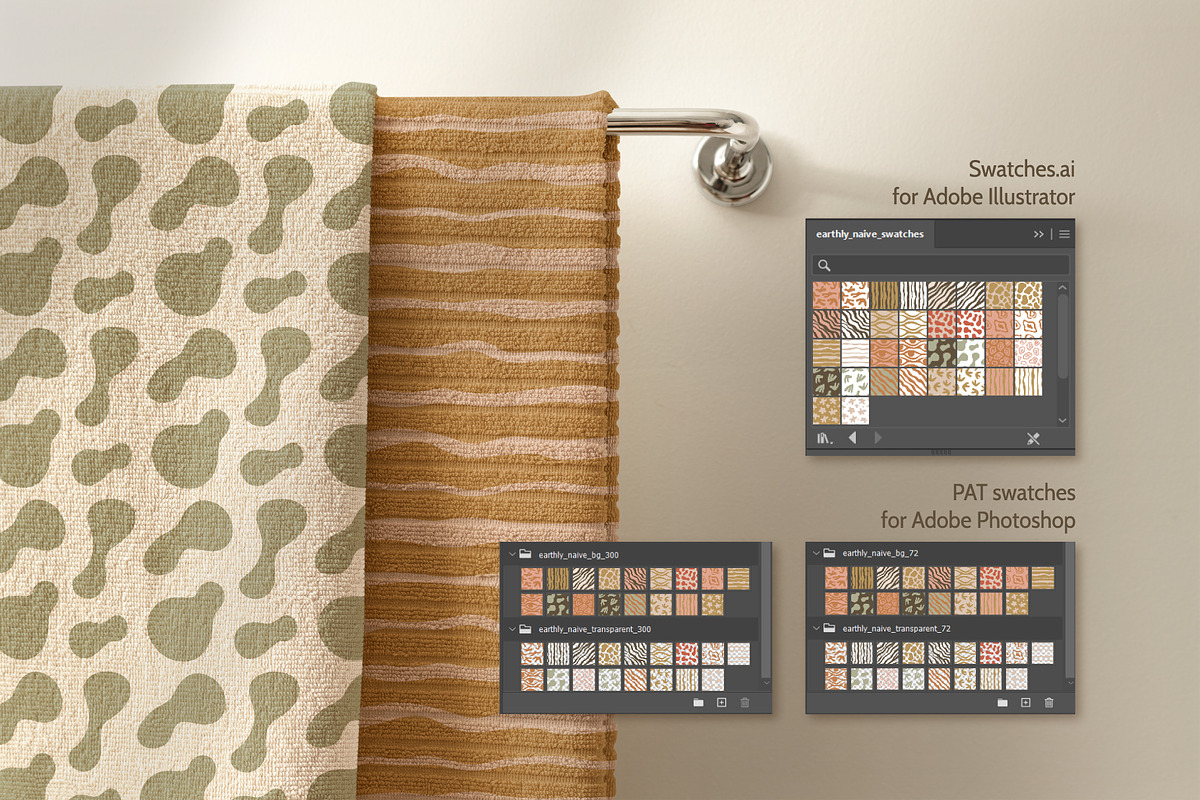 Earthly Naive Abstract Collection, a Pattern Graphic by IuliiaSavko (Photo 10 of 14)