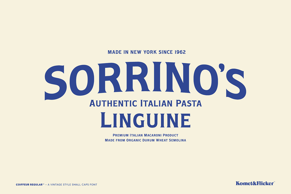 The Vintage Style Three Font Bundle, a Serif Font by Komet & Flicker (Photo 11 of 15)