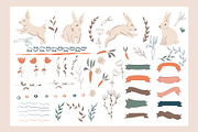 Easter bunny clipart, an Object Illustration by svetlatek (Thumbnail 3 of 9)