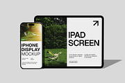 iPad with iPhone Mockup, a Wearable Device Mockup by Unerispace (Thumbnail 5 of 5)