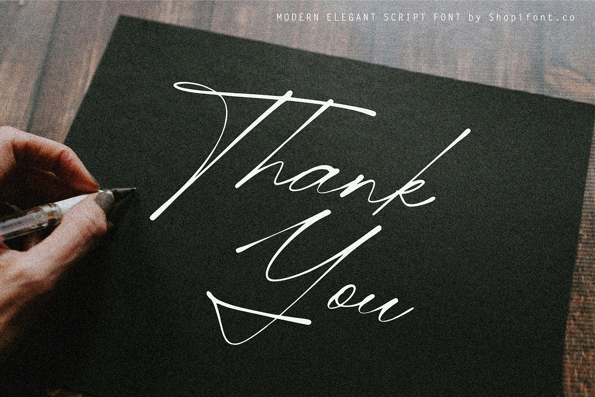 Buchaner Vagancy, a Script Font by Shopifont.co (Photo 13 of 13)
