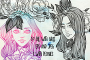tattoo poster, a Person Illustration by Vavavka (Thumbnail 1 of 8)