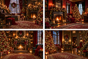 Christmas Digital Backdrops BUNDLE, a Layer Style Add-On by Wild Honey Design Co. (Thumbnail 2 of 4)