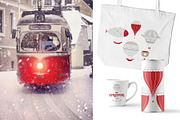 Christmas in the air. Graphic set, an Illustration by Maru_art (Thumbnail 10 of 10)