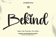 Bekind | Script Font