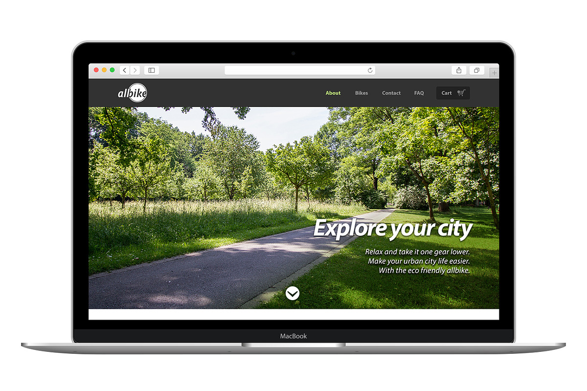 Eco friendly bike shop website, a Websites & App Template by AndreasGalster (Photo 1 of 5)