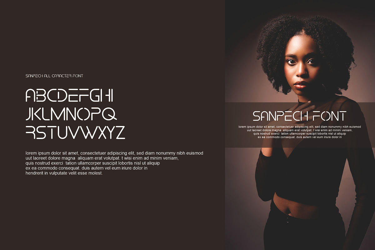 Sanpech, a Font by riotama85 (Photo 3 of 5)