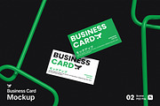 Business Card Mockup, an Advertising Mockup by Rielismee (Thumbnail 1 of 5)