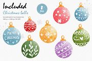 Christmas snowman clipart, an Animal Illustration by Chonnieartwork (Thumbnail 6 of 7)