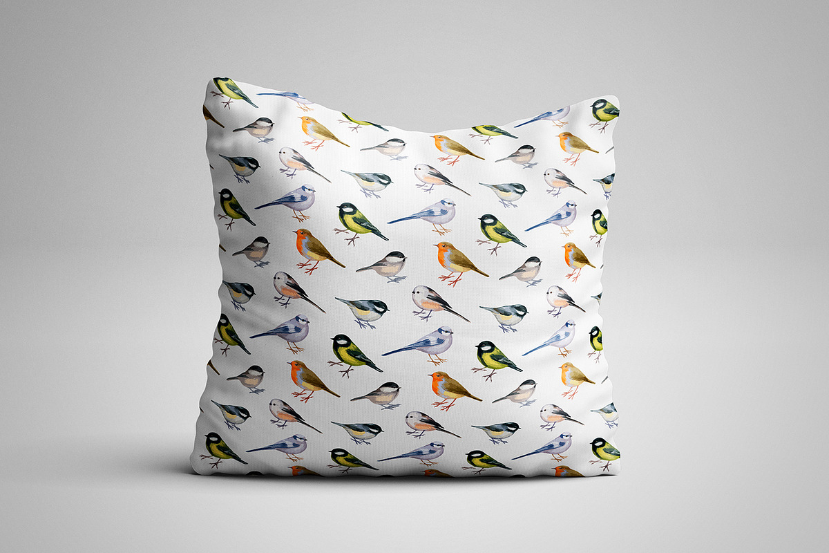 Small forest birds - vector clipart, an Animal Illustration by ViktoriArt (Photo 3 of 6)