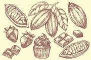 Cocoa. Retro Collection, a Food Illustration by made by Tanya (Thumbnail 2 of 4)