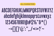 Galber - Compressed Sans Serif, a Sans Serif Font by Craft Supply Co. (Thumbnail 7 of 8)
