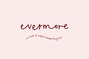 Evermore Script Font