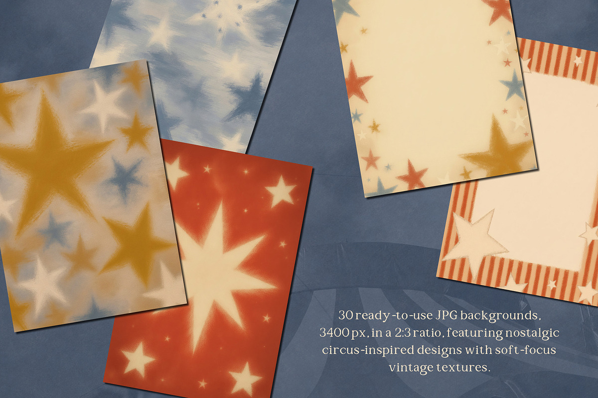 The Soft Focus Circus Backgrounds, a Background Graphic by Paper Flowers Studio (Photo 3 of 7)