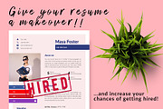 Modern CV Template / Resume - Maya, a Resume Template by Templates Design Co. (Thumbnail 16 of 17)