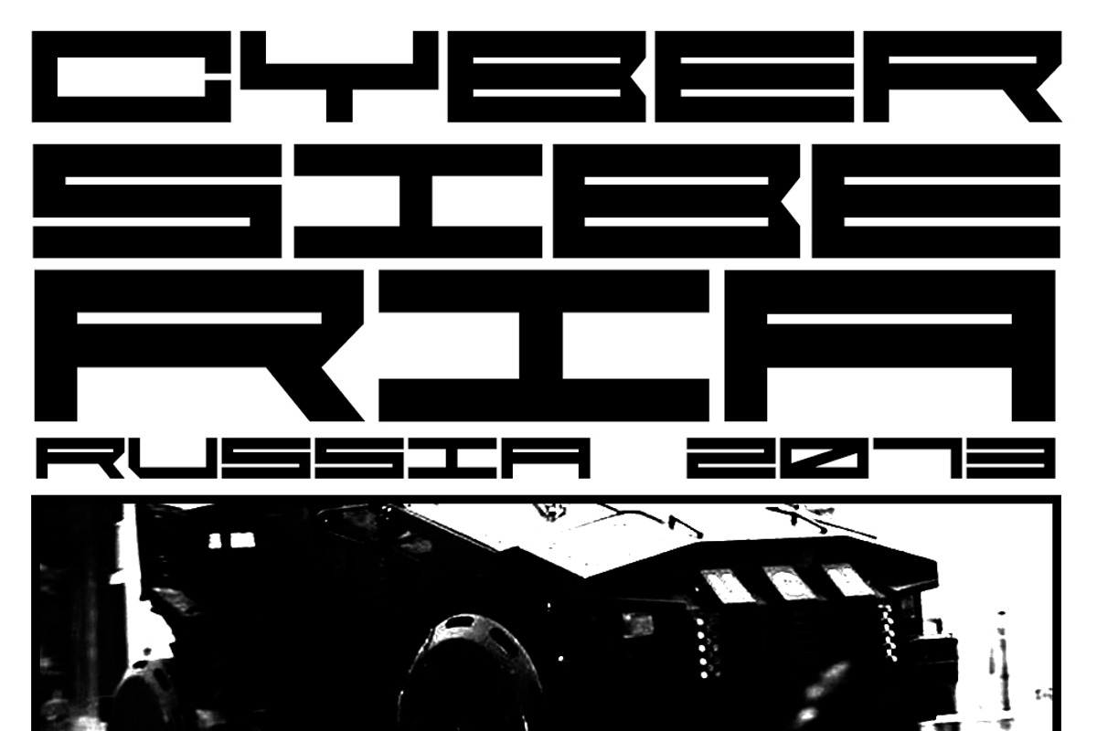 CyberSiberia font preview 7