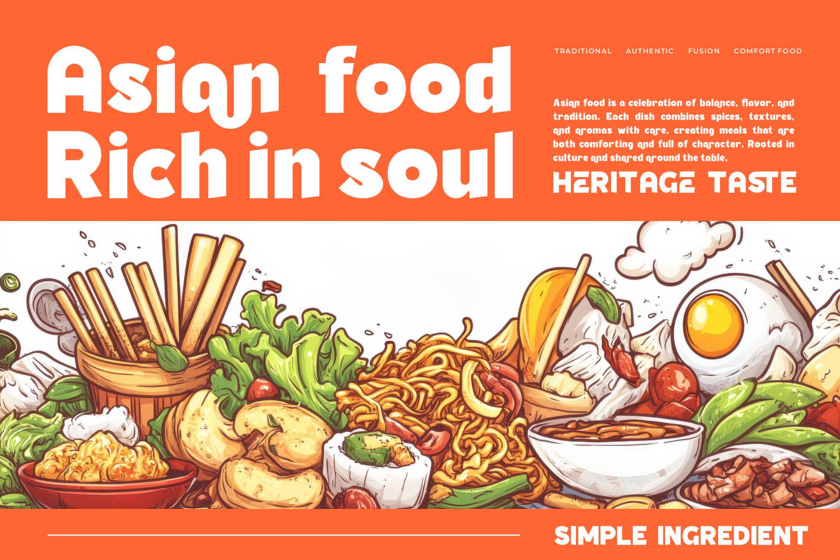 Traven || Modern Playful Display Fon, a Sans Serif Font by Ermedia Studio (Photo 6 of 10)