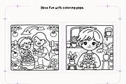 Happy Mother's Day Coloring Pages, a Seasonal Illustration by Design Station (Thumbnail 2 of 4)