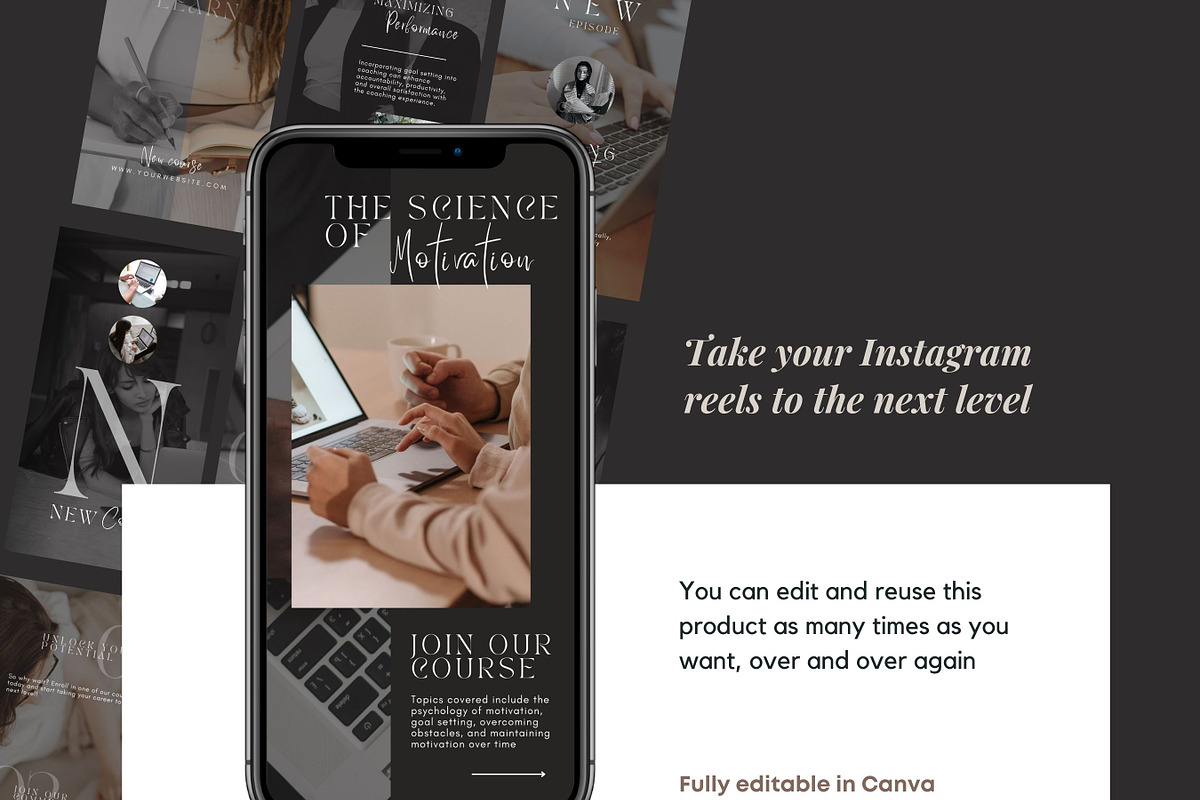 Coaches Instagram Stories Templates, a Social Media Template by design4social (Photo 5 of 9)
