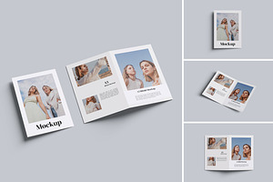 Bifold Open Mockup, a Flyer Template by graphicstory