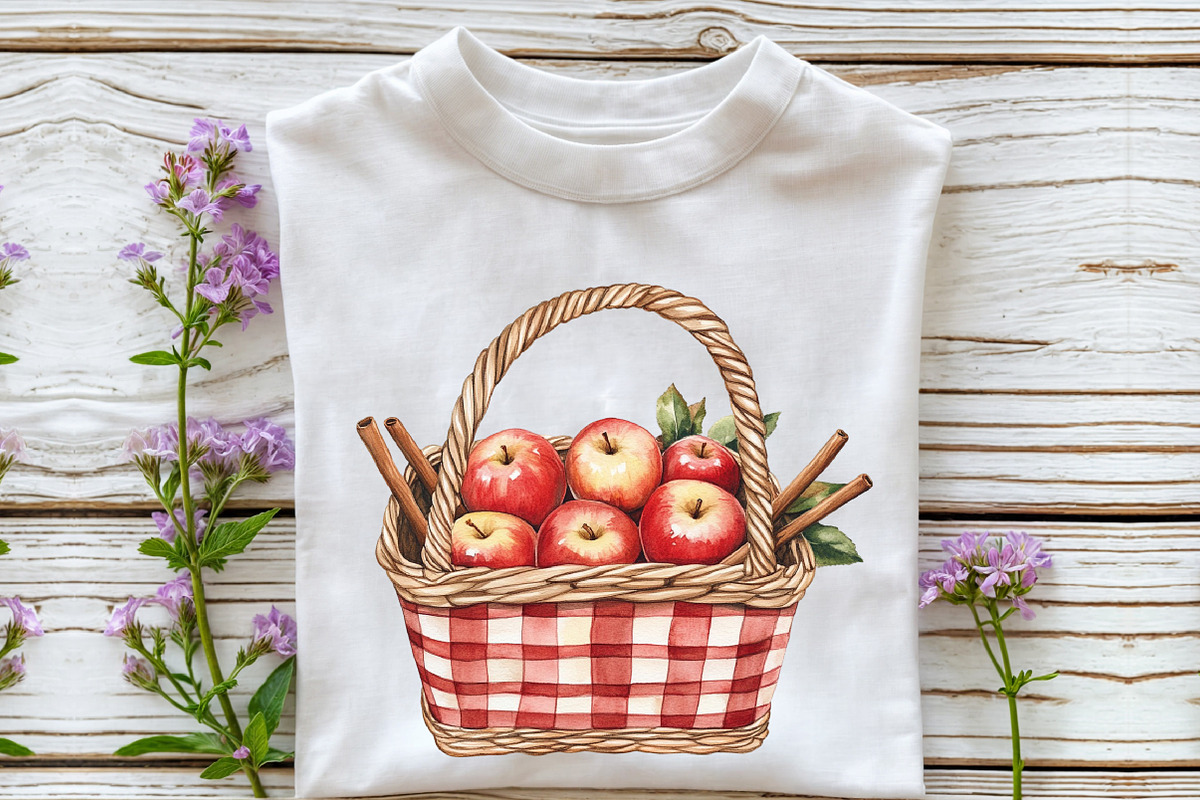 Red Gingham Fall Autumn Clipart, an Illustration by Rose Art (Photo 5 of 7)