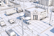 Low Poly City Town Pack, an Architecture 3D Model by multimedia4ds (Thumbnail 22 of 41)