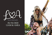 Couple's Monogram With Doodle Extras, a Font by CraftyLittleNodes (Thumbnail 2 of 5)