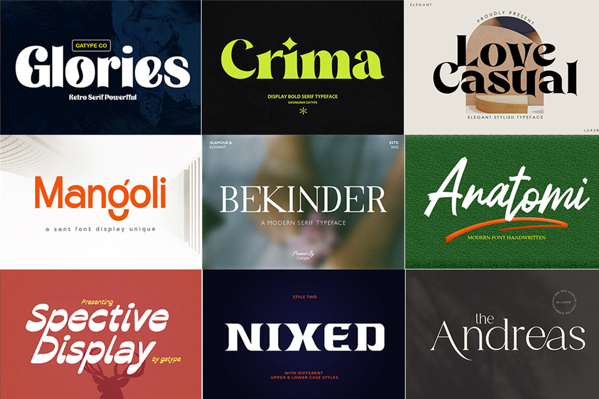 Fabulous Font Bundles, a Script Font by Gatype (Photo 9 of 18)