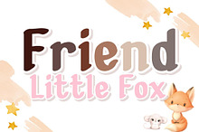 Friend Little Fox - Handwritten