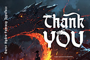 Burst Hydra Font, a Blackletter Font by alit design (Thumbnail 17 of 17)