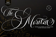 Moritza Script With Ornament, a Script Font by Max.co Studio (Thumbnail 1 of 12)