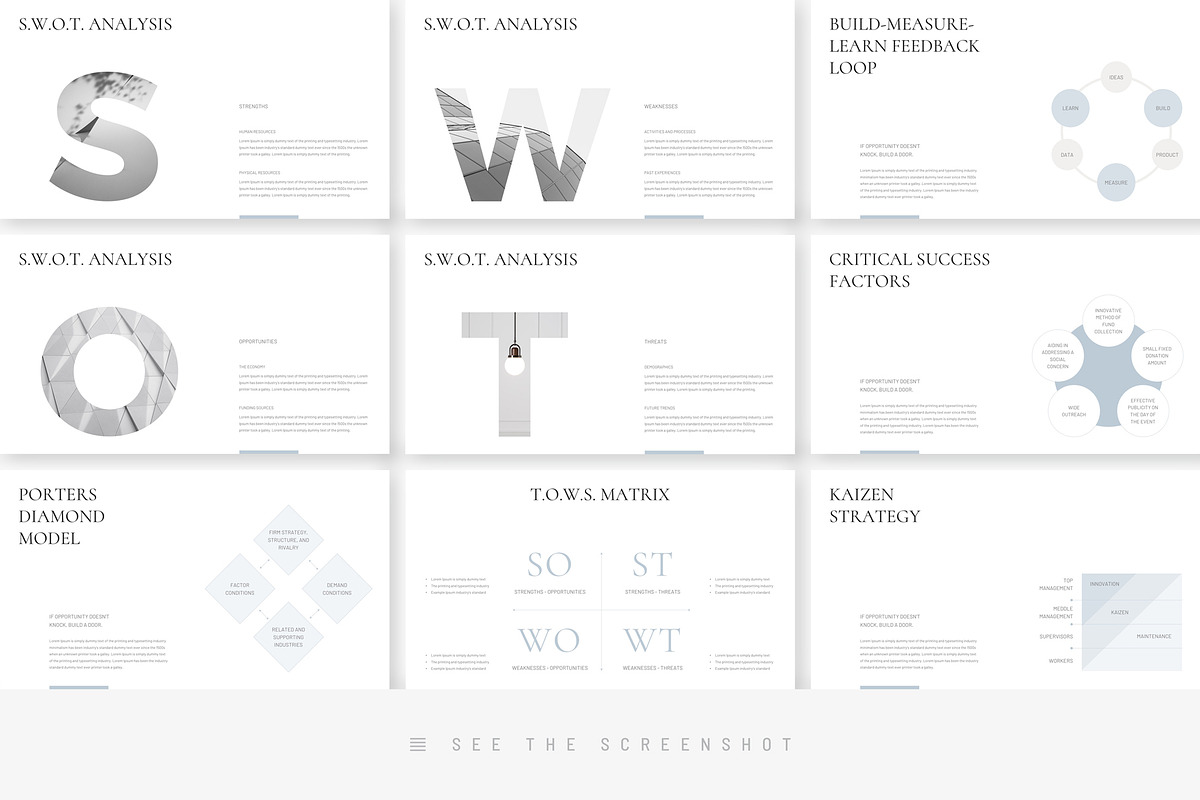 Strategy Minimal PowerPoint Template, a Presentation Template by TemplatesForest (Photo 6 of 9)