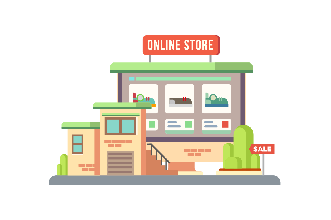 Online Store Building by Kit8Net  Creative Market
