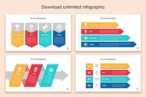 Arrow Infographic Google Slide