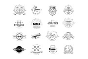 16 Vintage Sport Logos. Emblems Set., a Branding & Logo Template by Fay_Francevna (Thumbnail 4 of 4)