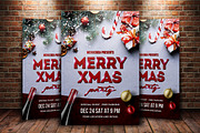 Merry Xmas Party Flyer, a Flyer Template by MergeIdea (Thumbnail 1 of 3)