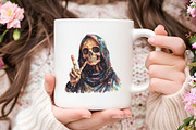 Halloween Funny Reaper Clipart, an Illustration by RobertsArt (Thumbnail 4 of 7)