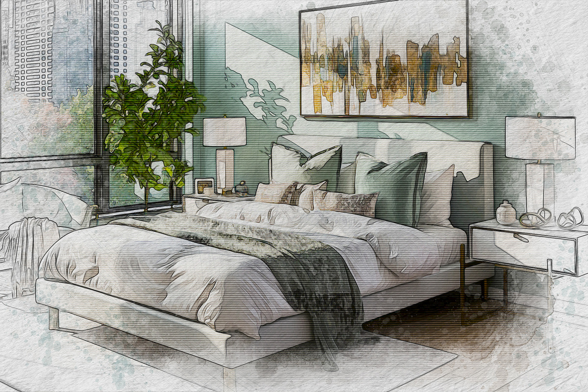 Colored Pencil Photo Template, an Action Add-On by 3d_model_tifotizi (Photo 3 of 3)