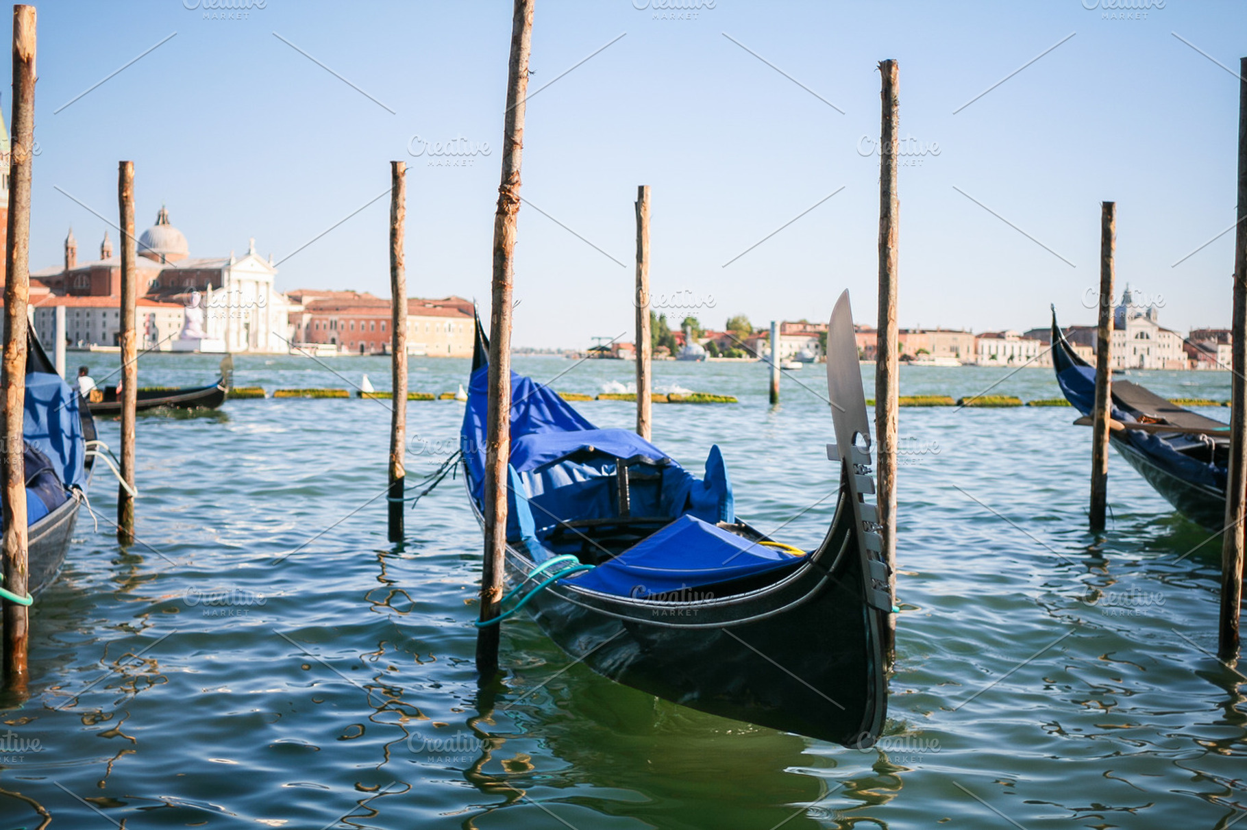 Venice gondola stock photograph