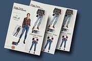 Plaid Shirt Fashion Flyer Pack, a Social Media Template by Crox Studio | Digital (Thumbnail 1 of 6)