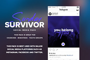 Sunday Survivor | Social Media Pack, a Social Media Template by Rodney Truitt Jr (Thumbnail 2 of 3)